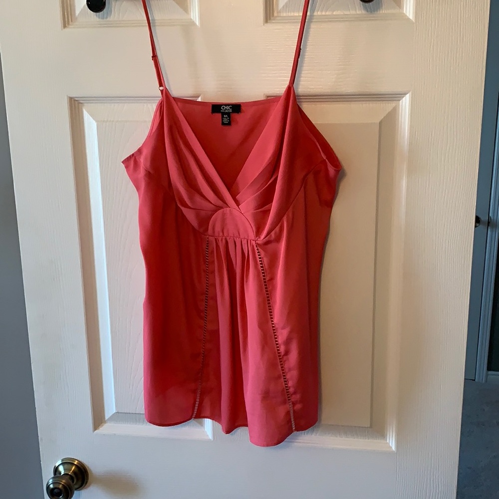 Coral colour top size L camisole